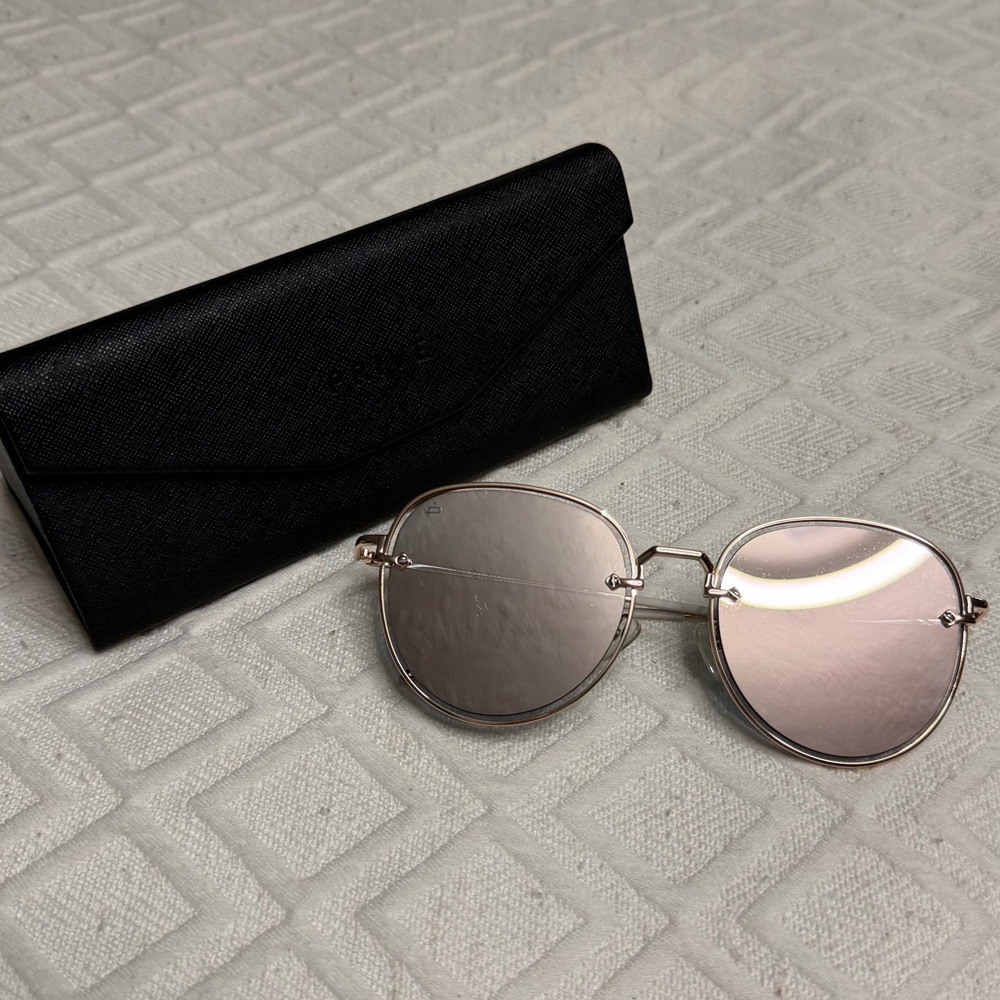 Pink Mirrored Prive Sunglasses